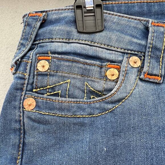 True Religion Women's Stella Low Rise Skinny Jeans Size 31 Medium Wash - Picture 7 of 14